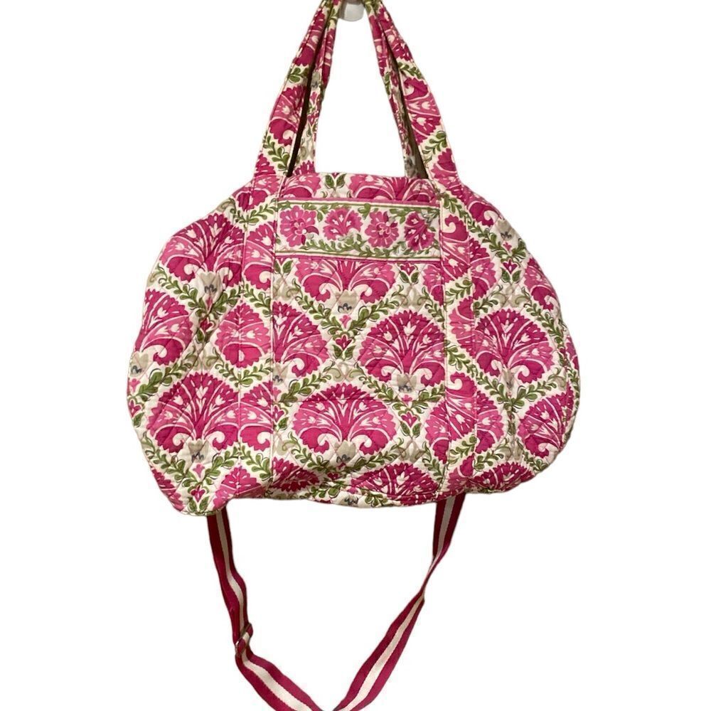 Vera Bradley Julep Tulip Weekender Tote Bag Duffle Bag Top Handle Satchel